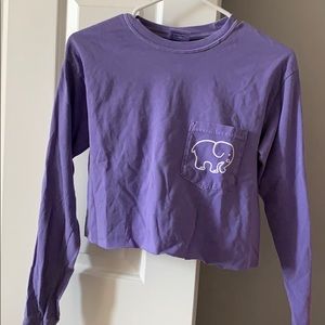 Cropped Ivory Ella long sleeved shirt